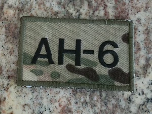 PARCHE DE AVIACIÓN DEL EJÉRCITO, 160º REGIMIENTO DE OPERACIONES ESPECIALES BANDERA AH6 - Imagen 1 de 1