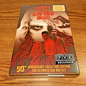 Night of the Living Dead 50th Anniversary Ultimate Collectors Box Blu-ray Horror - Foto 1 di 11