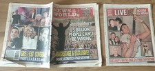 NEWS OF THE WORLD NEWSPAPER UK 3/7/2005 LIVE 8 CONCERT SOUVENIR - PAUL MCCARTNEY
