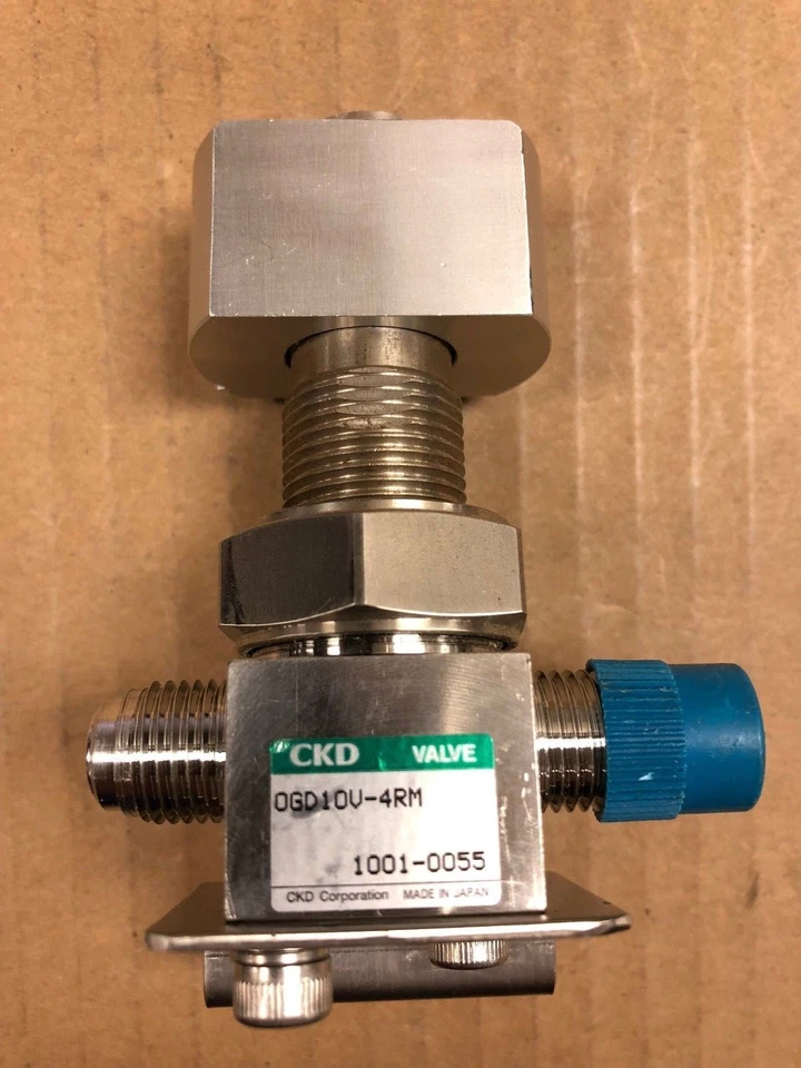 Válvula de diagrama de acción rápida manual 90 grados CKD OGD10V-4RM 1/4" CV 0,26 Foto 1 de 1