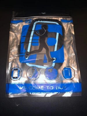 LOVPHONE iPhone 7/8 Plus Armband Sport Running Exercise Gym Sportband 01-Blue - Image 1 of 2