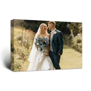 Custom Canvas Prints with Your Photos Framed Canvas Customized Wall Art Decor - Picture 1 of 11