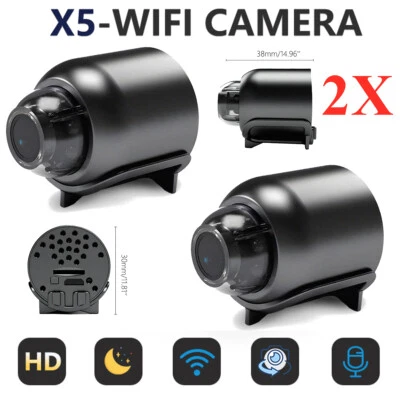 2X 1080P HD Mini IP Kamera Wireless WiFi Kamera Überwachungskamera Kamera Mini - Bild 1 von 4
