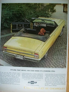 Chevy Chevelle SS 1964 convertible anuncio de auto grande-mag- "Estilo que te mueve..." - Imagen 1 de 1