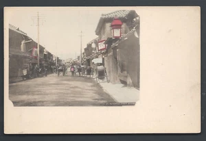 Kobe Motomachi Street handcoloured pc Japan ca 1899 - Bild 1 von 1