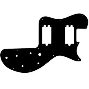 PICKGUARD PERSONALIZADO EE. UU. para GIBSON® 1980-1984 SONEX® 3 capas PG NEGRO BWB - Imagen 1 de 1