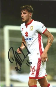 MK DONS: ROBBIE MUIRHEAD SIGNED 6x4 ACTION PHOTO+COA - Picture 1 of 1