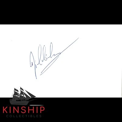 Jim Clark signed 3x5 Index Card JSA LOA Rare Auto d.1968 F1 Race Car Driver Z846 - Image 1 of 2