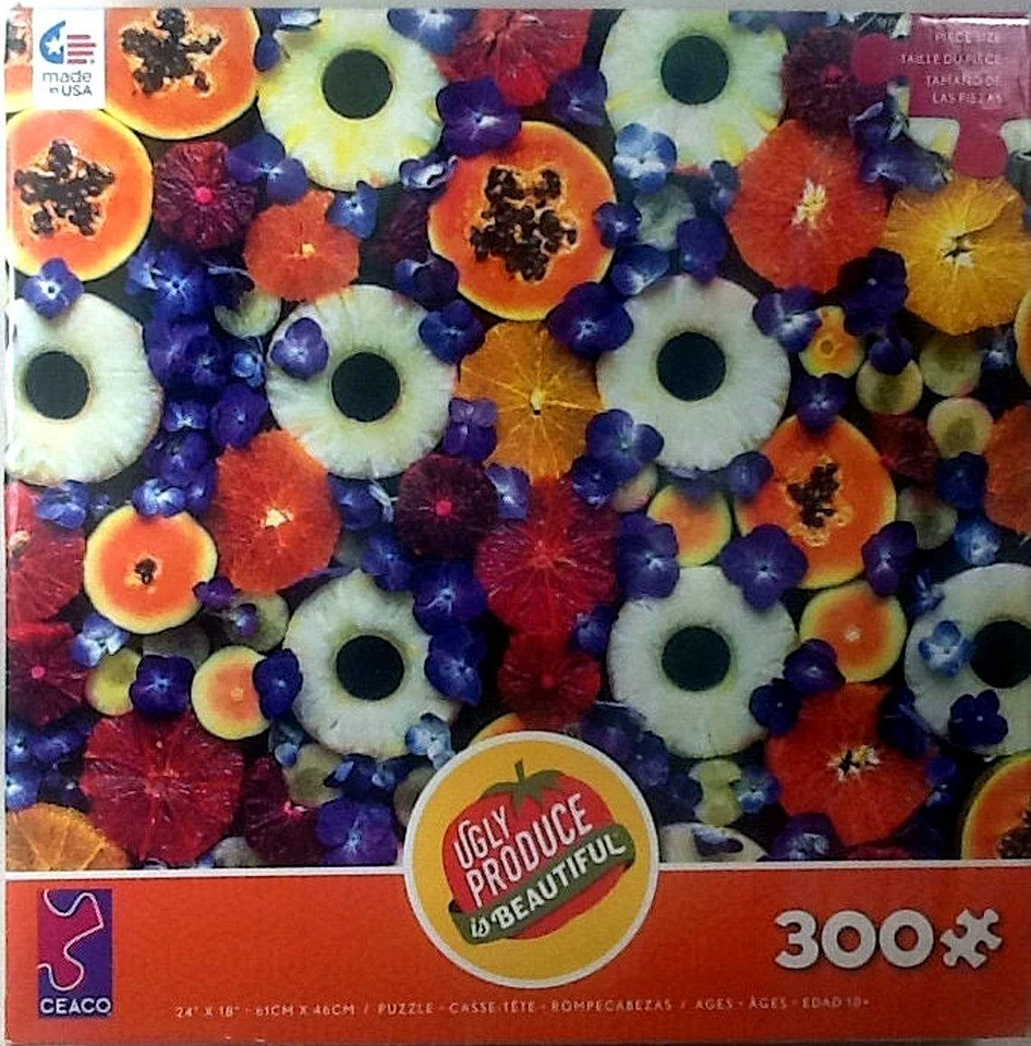 Rompecabezas Almost Spring Color Mix Ugly Produce Is Beautiful Phillips 300 piezas 24 X 18 Foto 1 de 1