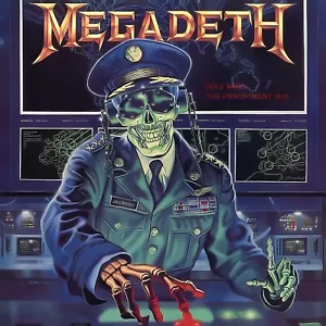 MEGADETH Holy Wars BANNER HUGE 4X4 Ft Fabric Poster Tapestry Flag album art - Picture 1 of 3