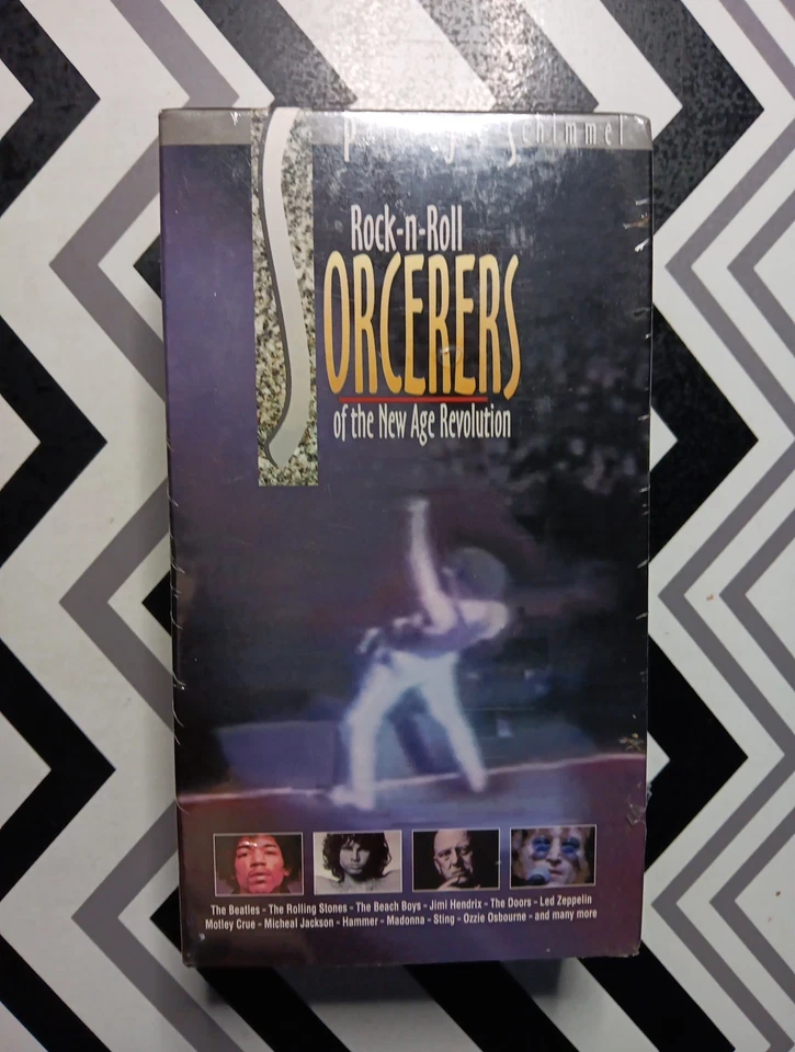 ROCK N ROLL SORCERERS Joe Schimmel SEALED VHS 2-Tape SET Xian Satanic Panic RARE - Image 1 of 4