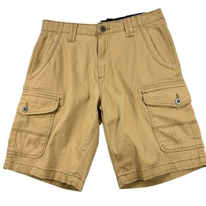 Pantalones cortos cargo Denali 30 marrón caqui cintura elástica para hombre - Imagen 1 de 14