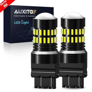 2x 3157 3156 LED Front Turn Signal DRL Parking Light Bulbs Xenon White 6000K 48H - Picture 1 of 21