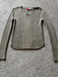 Vintage Xhilaration Heavy Knit Green Sweater Size Medium - Picture 1 of 10
