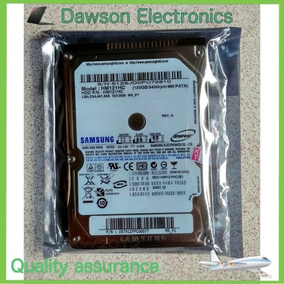 HM120HC Samsung 5400rpm 120GB ATA,IDE, PATA Laptop 2.5" Hard Drive - Image 1 of 2