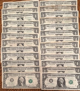 Lot of 25 - $1 Star Notes - Picture 1 of 1