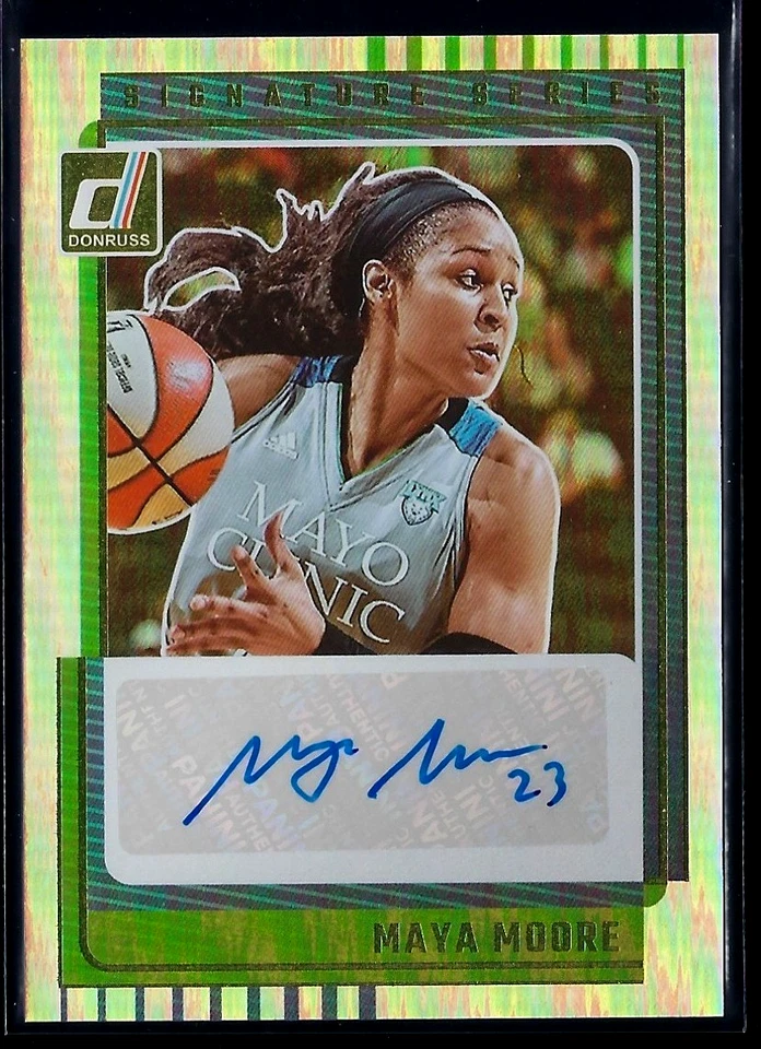 Maya MOORE 2025 DONRUSS WNBA HOLO AUTO SP SSMM Minnesota LYNX - Image 1 of 1