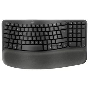 Logitech WAVE KEYS ergonomische Tastatur kabellos schwarz - Bild 1 von 6
