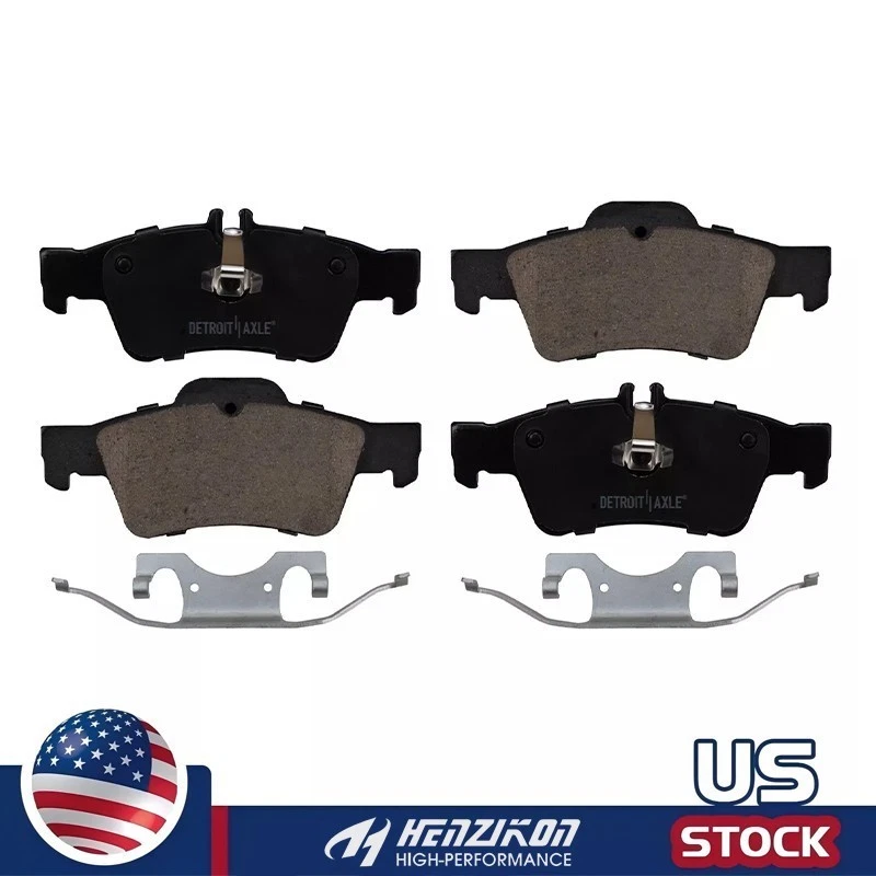 Pastillas de freno traseras de cerámica premium para Mercedes SL500 SL550 SL600 2003-2012 Foto 1 de 4