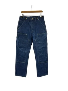 Vintage Carhartt Double Knee Jeans B07 DNM Blue Logger Carpenter Excellent 31X32 - Bild 1 von 10