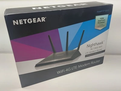 Netgear Nighthawk AC1900 WiFi LTE Modem Router R7100LG-100EUS 606449112061 - Image 1 of 4