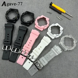 Matt Uhrenarmband + Autodeckel Ersatzband für Casio GMA-S110/S120/S130 NEU - Bild 1 von 18