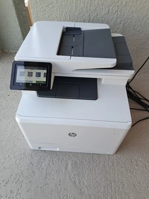 HP LaserJet M479FDN COLOR MFP PRINTER. Pg Ct 15K. PLS READ  - Image 1 of 4