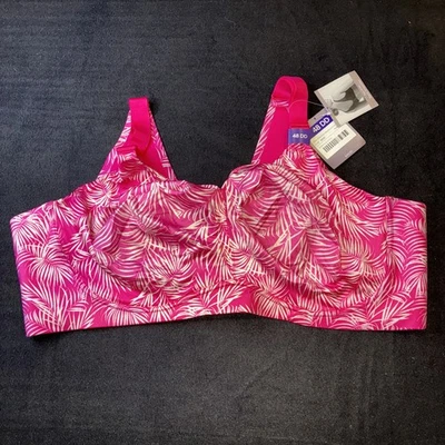 Nuevo Sujetador Catherine Intimates Talla 48DD Inalámbrico Rosa Blanco Diseño Cobertura Completa Foto 1 de 4