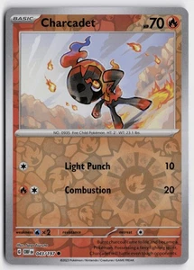 Pokemon Charcadet 043/197 Reverse Holo Common SV03: Obsidian Flames NM - Picture 1 of 2