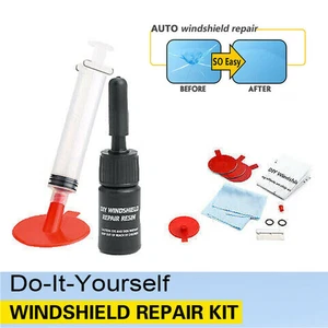 Windscreen Windshield Repair Tool Set DIY Wind Glass For Chip Crack Fix Car Vbob - Picture 1 of 11