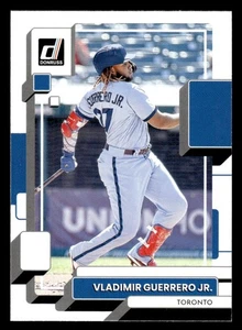 Donruss #113b 2022 Vladimir Guerrero Jr. Variación de imagen: Jersey gris casi como nuevo - Imagen 1 de 2