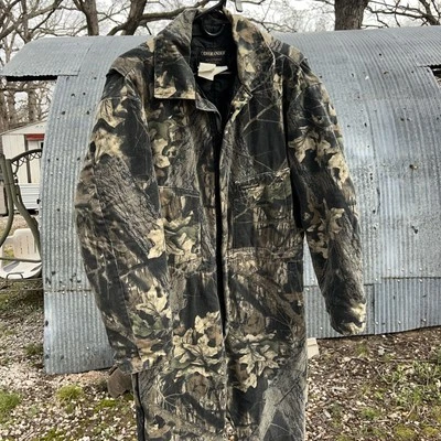Vtg Commander Sportsman Apparel Insulated Camouflage Coveralls Large - Image 1 of 4