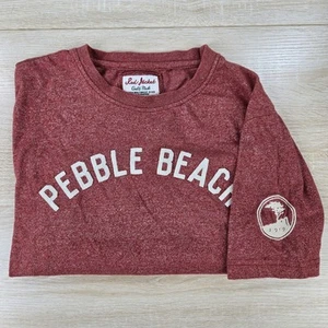 Para hombres M Chaqueta Roja Guijarro Playa Top 100 Gráfico Bordado Rojo Camiseta Crew - Imagen 1 de 8