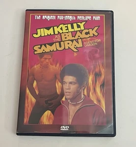 VINTAGE BRENTWOOD JIM KELLY AS THE BLACK SAMURAI AGENT FOR DRAGON DVD VIDEO - Imagen 1 de 6