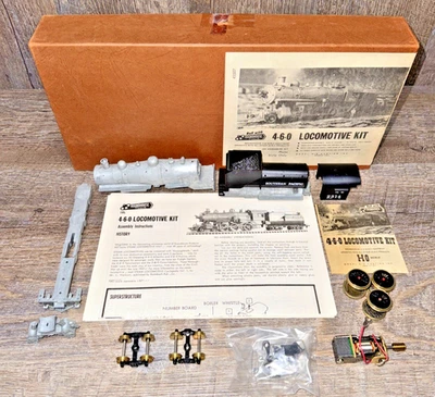 Roundhouse Products 456 SOUTHERN PACIFIC 4-6-0 TEN WHEELER Locomotive Kit HO - Image 1 of 4
