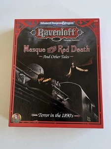 Advanced Dungeons And Dragons Ravenloft Maschera della Morte Rossa TSR 1994 - Foto 1 di 19