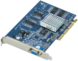 Graphic Card PINE Nvidia GEFORCE2 MX200 32MB PV-T07K-BR AGP - Picture 1 of 2