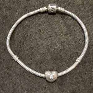 Pandora With CZ heart Charm ALE 925 - Picture 1 of 3