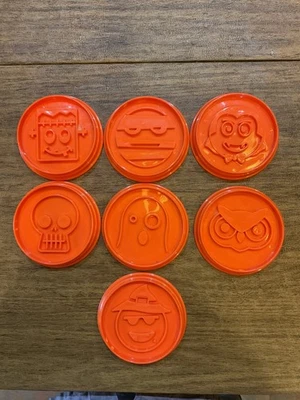 Juego de 7 cortadores de galletas apilables de Halloween Pampered Chef #1598 - ¡Retirados Usados en Excelente Condición! Foto 1 de 4