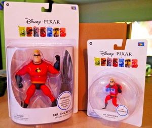 TWO PIXAR Strahler Serie Mr. Unglaubliche Sammlerstücke bewegliche Actionfiguren Neu in OVP - Bild 1 von 12