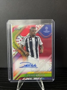 Topps Finest 2024-25 Pierre Kalulu Auto /5 (No Reserve) - Picture 1 of 2
