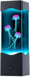 25th Hour LED Jellyfish Nightlight and Mood Lamp Sensory - Picture 1 of 7
