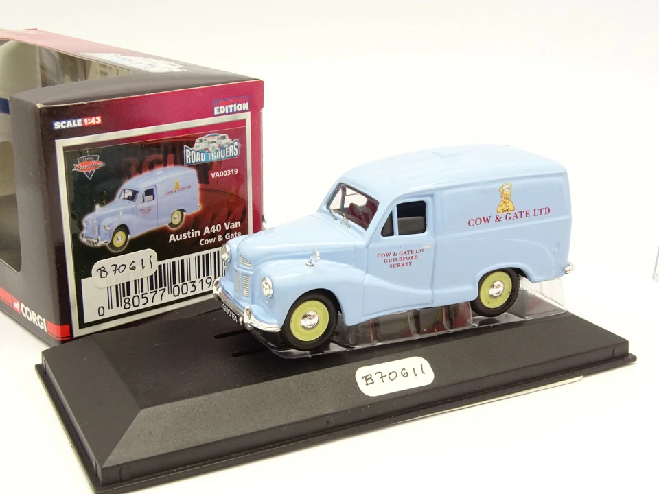 Vanguards 1/43 - Austin A40 Van Cow & Gate - Image 1 of 1
