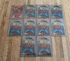 10 Wizard Magazine Chrome Chromium Promo Cards (9) Spider-Man #8 & (1) Iron Man