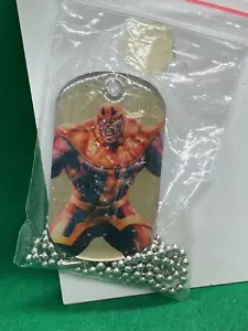 Expediente Marvel cubierta superior Thanos etiqueta de perro con cadena #4 - Imagen 1 de 2