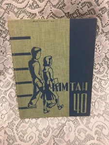 Anuario de escuela secundaria West Seattle 1940 Kimtah - Imagen 1 de 10