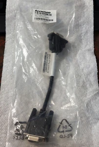LENOVO 54Y9383 9 Pin Male to VGA (9 pin Female) Converter Adapter NEW In Pack - Picture 1 of 6