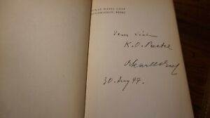 OSKAR MARIA GRAF EMIGRANT ANTI-FASCHIST WIDMUNG K.O.PAETEL SITTINGER ANTON 1941