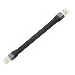 10Gbps USB 3.1 Type A Male to USB3.0 Type A Male Extension Flat Slim FPC Cable - Picture 1 of 10