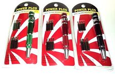 1 POWER PLUS 9 Piece Screwdriver Set Assorted Colors New In Package